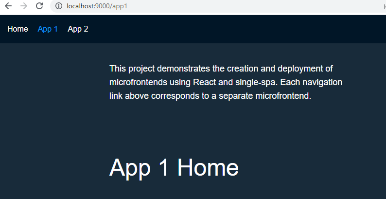 App 1 Home
